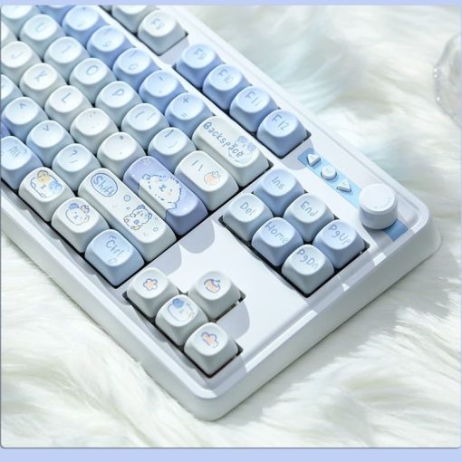 Adorable PBT Keycap Set - 132 Keys for Mechanical Keyboards - Image 2