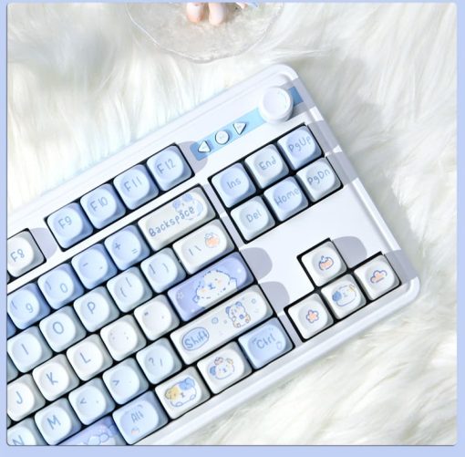 Adorable PBT Keycap Set - 132 Keys for Mechanical Keyboards - Image 5