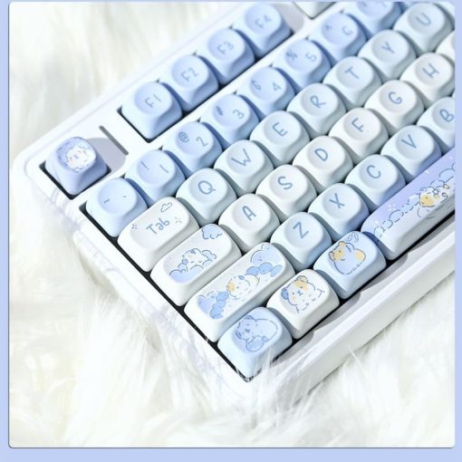 Adorable PBT Keycap Set - 132 Keys for Mechanical Keyboards - Image 4