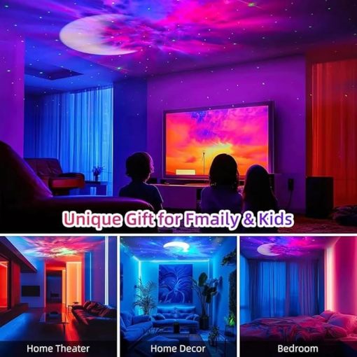 Starry Sky Projector with Bluetooth Speaker, Remote Control Operated - Image 4