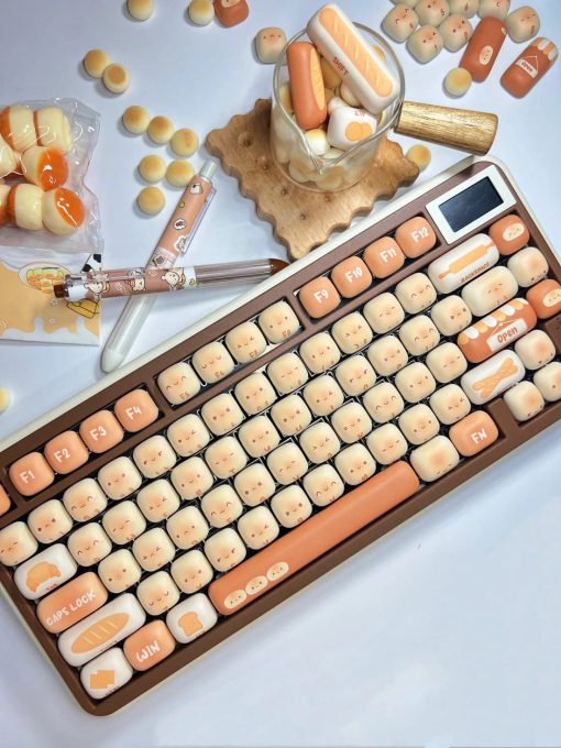 WonderBun Toasted Bread Keycaps – Limited Edition, DIY & Perfect for Keyboard Customization - Image 3