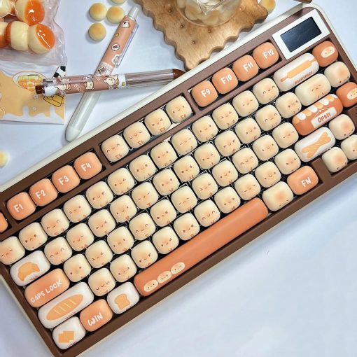 WonderBun Toasted Bread Keycaps – Limited Edition, DIY & Perfect for Keyboard Customization - Image 2