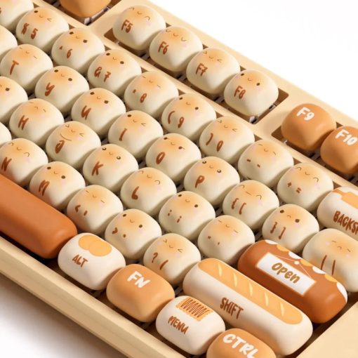 WonderBun Toasted Bread Keycaps – Limited Edition, DIY & Perfect for Keyboard Customization - Image 5